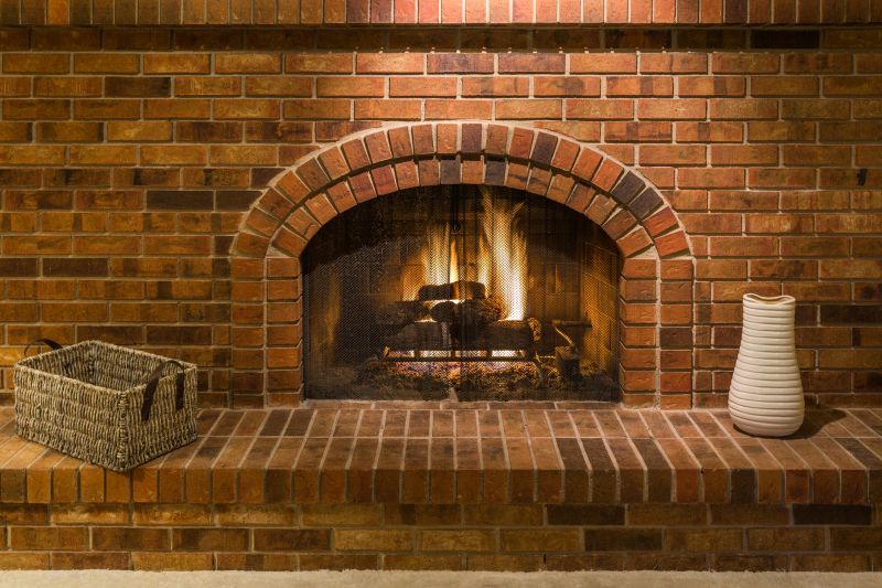 Custom Brick Fireplaces