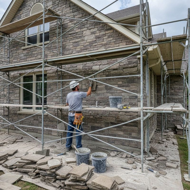 Stone Siding Repair